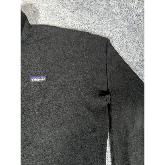 Patagonia Mens Synchilla Quarter Zip Fleece Pullover Black Medium - Picture 4 of 16